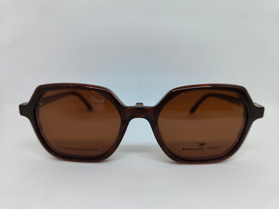 Gafa de Vista con Clip Solar Emanuel Fritz EFCS8023